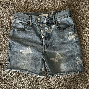 High Waisted Denim Shorts